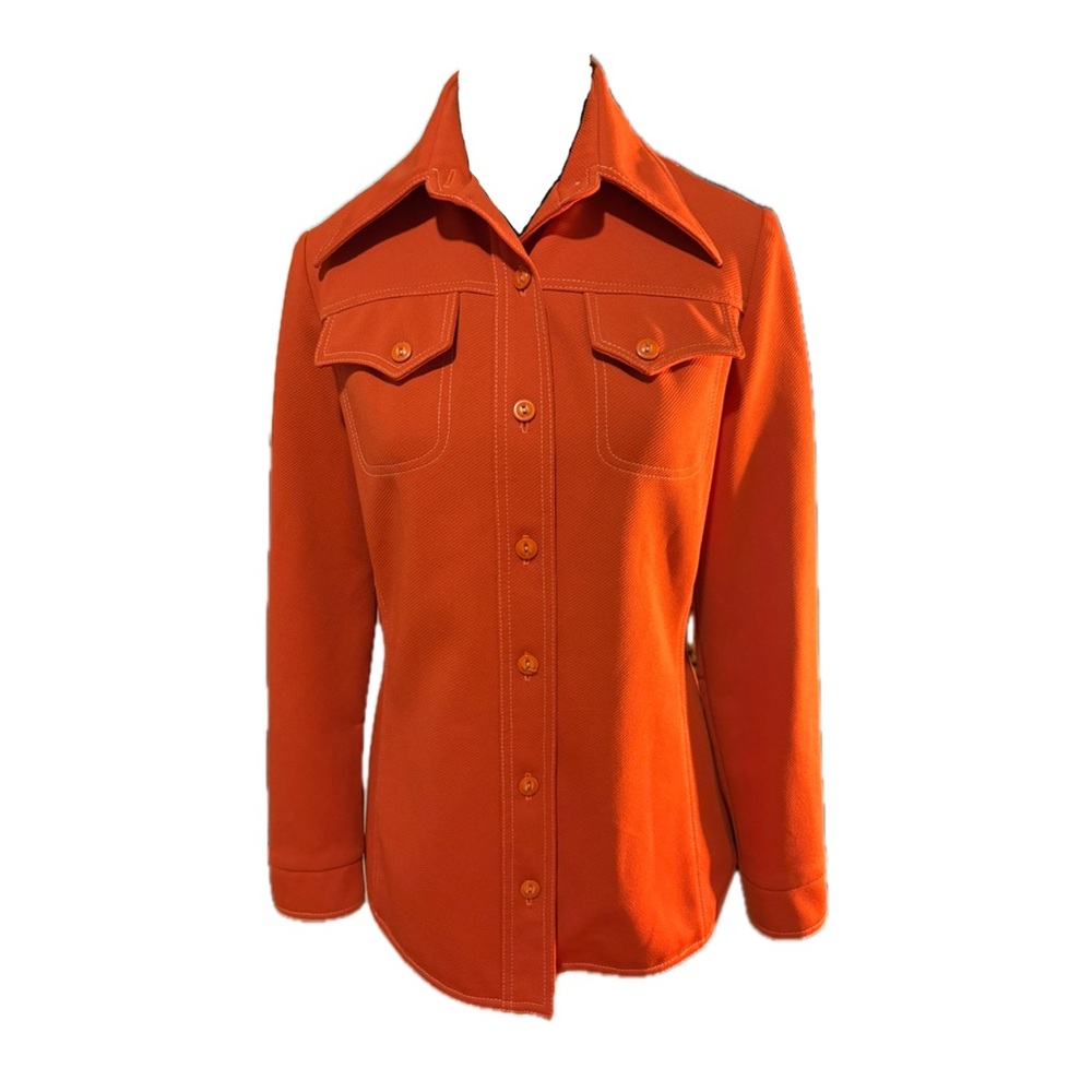 H&M Orange Long Sleeve Top